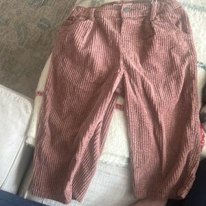 Zara pink corduroy pants - new